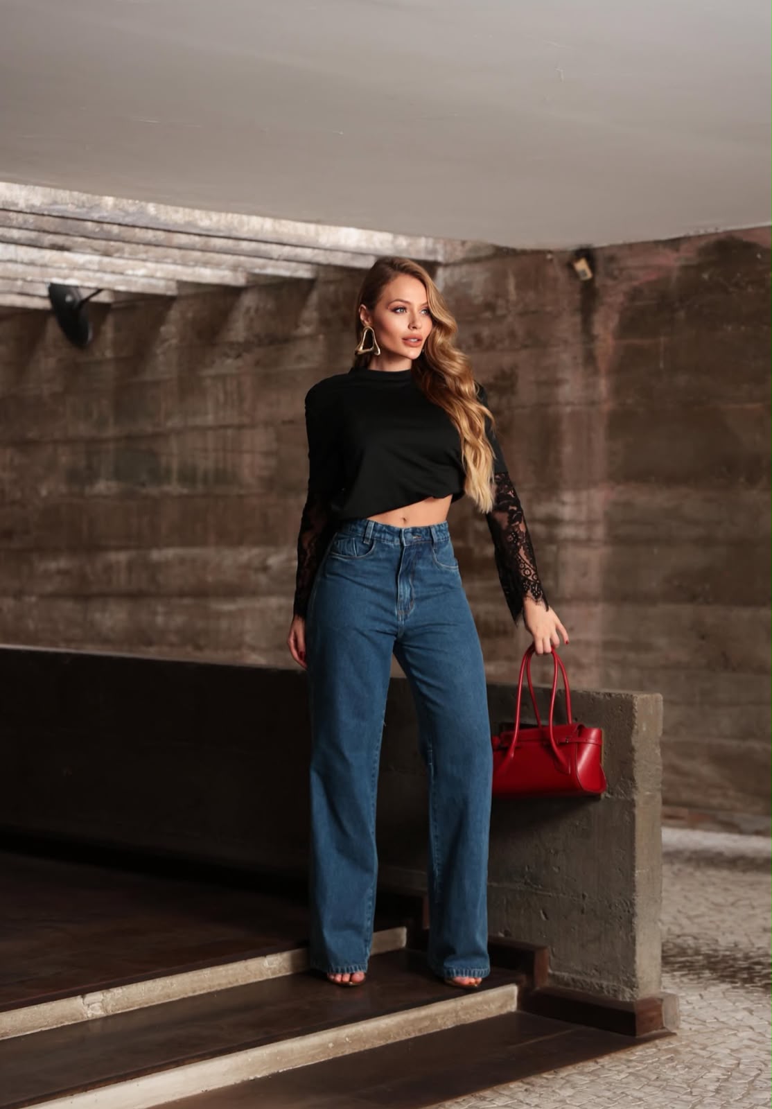 Calça Jeans Wid Leg