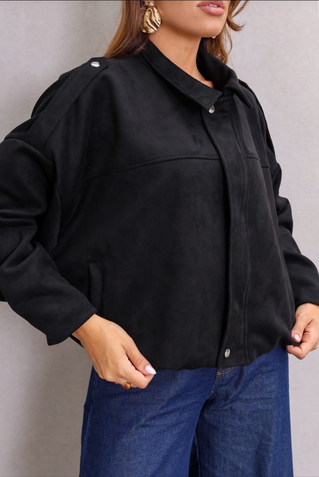 Jaqueta Suede
